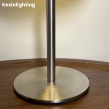 Kexinlighting 1个北欧风格触控台灯，无线单色台灯，LED触控台灯，便携式触控台灯，3种色温可调台灯，可调光台灯，卧室台灯，锥形金属灯罩，独特触控台灯，适用于家居装饰/办公室装饰/餐厅装饰/节日礼物 - 三色光 - 查看 10