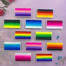 12-Color Y2K Face Paint Palette | High-Pigment Matte Makeup - Glide & Last All Day Rainbow Stripe Design | Festival, B'day, Summer Vibes - one-size - View 7