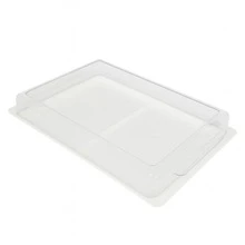 Porta Frios Duplo Com Tampa Organizador Geladeira Grande Resistente Para Presunto Queijo Mesa Posta