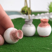 1PC Good-Looking And Practical Vase House Miniature Fairy Tale Garden Micro Landscape Decoration DIY Decoration Accessories Outdoor Statue, Random Color Delivery