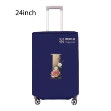 Travel Luggage Cover Inelastic Non-Woven Baggage Cover Suitable For 18-30inch Suitcase Case Dust Cover Initial Letter Pattern Dustproof Protector Covers Scratch-Resistant Durable Luggage Protector Covers Travel Accessories Back To School Essentials
