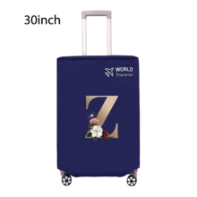 Travel Luggage Cover Inelastic Non-Woven Baggage Cover Suitable For 18-30inch Suitcase Case Dust Cover Initial Letter Pattern Dustproof Protector Covers Scratch-Resistant Durable Luggage Protector Covers Travel Accessories Back To School Essentials