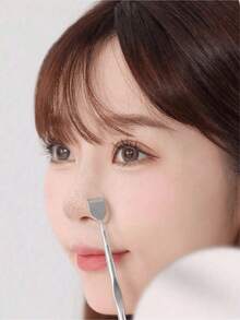 一套黑头去除工具套装，粉刺挤压器套装，双头祛痘针，面部瑕疵针，适用于面部皮肤清洁，包含洁面刷、收纳袋和整理盒 - 銀色 - 查看 6