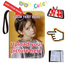 1PC Personalized Customizable Image Card Pack, With 400 Cards And Supplementary Pages Customizable. Your Exclusive Photo Card Pack Can Be Customized With Your Business Card Holder. Cool Card Pack, Cute Large Size, Customizable Business Card Pack And Various Cartoon Images, Can Customize Your Text. Customize Various Styles Of Baby Card Scrapbooks, Transaction Card Albums, Cardholder And Personalized Signature Customization - Multicolor - View 2