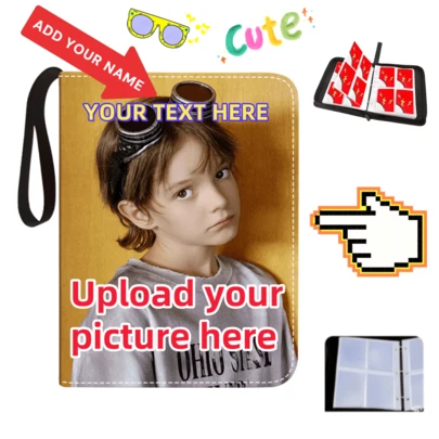 1PC Personalized Customizable Image Card Pack, With 400 Cards And Supplementary Pages Customizable. Your Exclusive Photo Card Pack Can Be Customized With Your Business Card Holder. Cool Card Pack, Cute Large Size, Customizable Business Card Pack And Various Cartoon Images, Can Customize Your Text. Customize Various Styles Of Baby Card Scrapbooks, Transaction Card Albums, Cardholder And Personalized Signature Customization