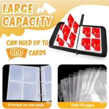 1PC Personalized Customizable Image Card Pack, With 400 Cards And Supplementary Pages Customizable. Your Exclusive Photo Card Pack Can Be Customized With Your Business Card Holder. Cool Card Pack, Cute Large Size, Customizable Business Card Pack And Various Cartoon Images, Can Customize Your Text. Customize Various Styles Of Baby Card Scrapbooks, Transaction Card Albums, Cardholder And Personalized Signature Customization - Multicolor - View 10