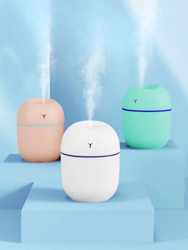 Set de 2 piezas Difusor de aroma en forma de Y blanco portátil (Difusor + Aceites esenciales), 220ml con alimentación USB, 10ml de una variedad de aceites esenciales con fragancia, adecuado para interiores, hogar, hotel, baño, desodorización, aromaterapia, ambientador, aroma duradero, aceites esenciales de jazmín/lavanda, regalo para el Día de San Valentín/Navidad