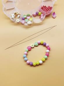 5pcs Stainless Steel Jewelry Beading Needles, Non-Slip, Suitable For Jewelry Making And Handicrafts