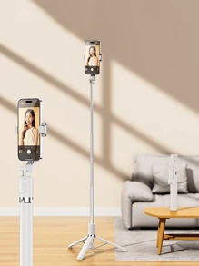 Trépied Perche à Selfie de 170 cm/67 pouces, avec éclairage d'appoint, trépied en aluminium extensible avec télécommande Bluetooth, compatible avec les smartphones et Android, parfait pour les voyages, le vlog, la vidéo et la photo - avec éclairage d'appoint compatible avec les et les smartphones Android pour les vacances d'été, les voyages, l'éclairage d'appoint, les activités de plein air, le support de diffusion en direct