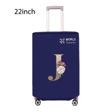 Travel Luggage Cover Inelastic Non-Woven Baggage Cover Suitable For 18-30inch Suitcase Case Dust Cover Initial Letter Pattern Dustproof Protector Covers Scratch-Resistant Durable Luggage Protector Covers Travel Accessories Back To School Essentials