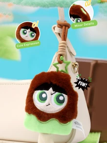 飞天小女警冰淇淋毛绒钥匙扣，可装饰包包，可爱卡通人物钥匙扣，适合儿童和成人，非常适合挂在背包、钱包或车钥匙上。 - 彩色 - 查看 9