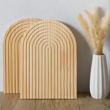 Cirelle 1pc Decorative Wood Cutting Board Wooden Board Rainbow Shaped Wood Serving Trays Boho Cutting Chopping Block Decor Serving Trays For Home Kitchen Decoration