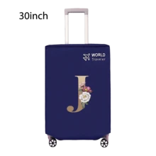 Travel Luggage Cover Inelastic Non-Woven Baggage Cover Suitable For 18-30inch Suitcase Case Dust Cover Initial Letter Pattern Dustproof Protector Covers Scratch-Resistant Durable Luggage Protector Covers Travel Accessories Back To School Essentials
