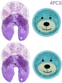 Wkłady chłodzące do piersi z miękkimi osłonkami, wkłady chłodzące z żelowymi kulkami do piersi, wkładki chłodzące/rozgrzewające do piersi, niezbędne akcesoria do karmienia piersią, wielorazowe wkładki chłodzące do karmienia piersią, ciepłe lub zimne, niezbędne akcesoria po porodzie