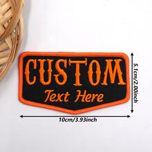 Customize A Fishing Logo With A Badge Costume Cap Decoration,Can Sew On Or Hook And Loop Backing - Multicolor - View 3