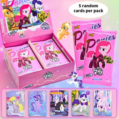 Tarjetas de amistad de My Little Pony - Conjunto coleccionable listo para redes sociales. Perfecto para paredes de fotos de cafés, creación de contenido de influencers y encuentros interactivos con fans.