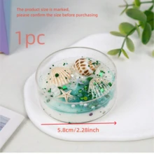 6pcs 5.8cm*5.8cm Shell-Themed Scented Candle Gift Set With Pearl & Glitter Accents - 6 Unique Scents For Romantic Ambiance, Perfect For Valentine's Day & Graduation Gifts Candles With Crystal & Ocean Shell Decor