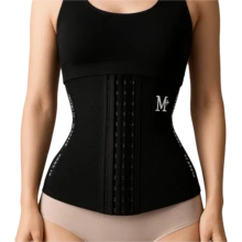 Women's Abdominal Slimming Shapewear Belt Burns Fat - 黑色 - 查看 1