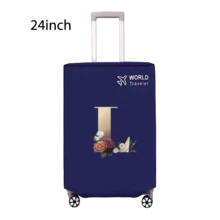 Travel Luggage Cover Inelastic Non-Woven Baggage Cover Suitable For 18-30inch Suitcase Case Dust Cover Initial Letter Pattern Dustproof Protector Covers Scratch-Resistant Durable Luggage Protector Covers Travel Accessories Back To School Essentials