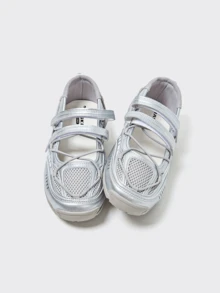 MASKERT 女士复古芭蕾风德式训练鞋休闲运动鞋玛丽珍鞋浅口增高休闲鞋舒适百搭