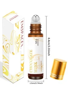 EMBRACEX. 10ml Chocolate Vanilla Essential Oil Roll-On Bottle - Chocolate Musk Fragrance Oil, Intimate Musk Scent, Suitable For Women | Long-Lasting Aroma, Suitable For Diffusers, Humidifiers And Candle Making | Leather Care, Car Air Freshener | Ideal For Daily Use | Women's Gift, Home Decor