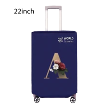 Travel Luggage Cover Inelastic Non-Woven Baggage Cover Suitable For 18-30inch Suitcase Case Dust Cover Initial Letter Pattern Dustproof Protector Covers Scratch-Resistant Durable Luggage Protector Covers Travel Accessories Back To School Essentials