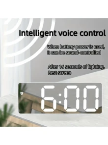 3 AA Battery Powered LED Display Digital Clock, Suitable For Study, Work, Life, Entertainment And Other Scenarios. Great Helper For Timing In Kitchen And Office.