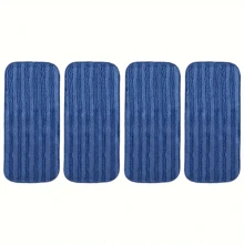 1/2/4/6pcs Replacement Pads For Wet Jet Mop: New Cationic Material, Microfiber, Machine Washable, Essential Kitchen Cleaning Tool, Suitable For All Floor Types, Back To School, Halloween, Christmas
