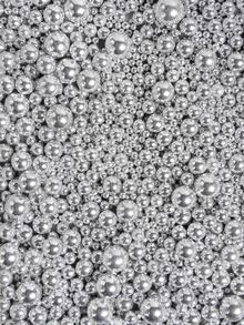 130克/4.59盎司混合装珍珠糖粒，适用于蛋糕装饰，糖果珍珠，适合婚礼派对装饰，圆形白色、亮金色、银色珍珠糖粒，可用于冰淇淋、纸杯蛋糕、烘焙、奶油、生日派对等。 - 彩色 - 查看 5