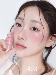 Peripera K-Beauty SYRUPY TOK CHEEK 液体腮红，奶油质地，打造自然光泽妆效，触感柔滑，妆容自然，适合日常及韩式妆容。 - #03 Friendship Mauve - 查看 3