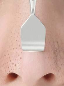 一套黑头去除工具套装，粉刺挤压器套装，双头祛痘针，面部瑕疵针，适用于面部皮肤清洁，包含洁面刷、收纳袋和整理盒 - 銀色 - 查看 3