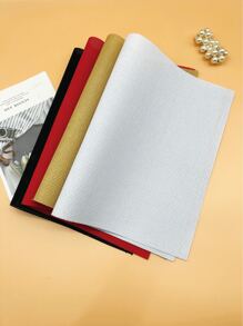 Tela de mezcla de algodón con rejilla media de 30*45cm, tela de punto de cruz precortada, rojo/negro/blanco/marrón, proyecto de bordado DIY