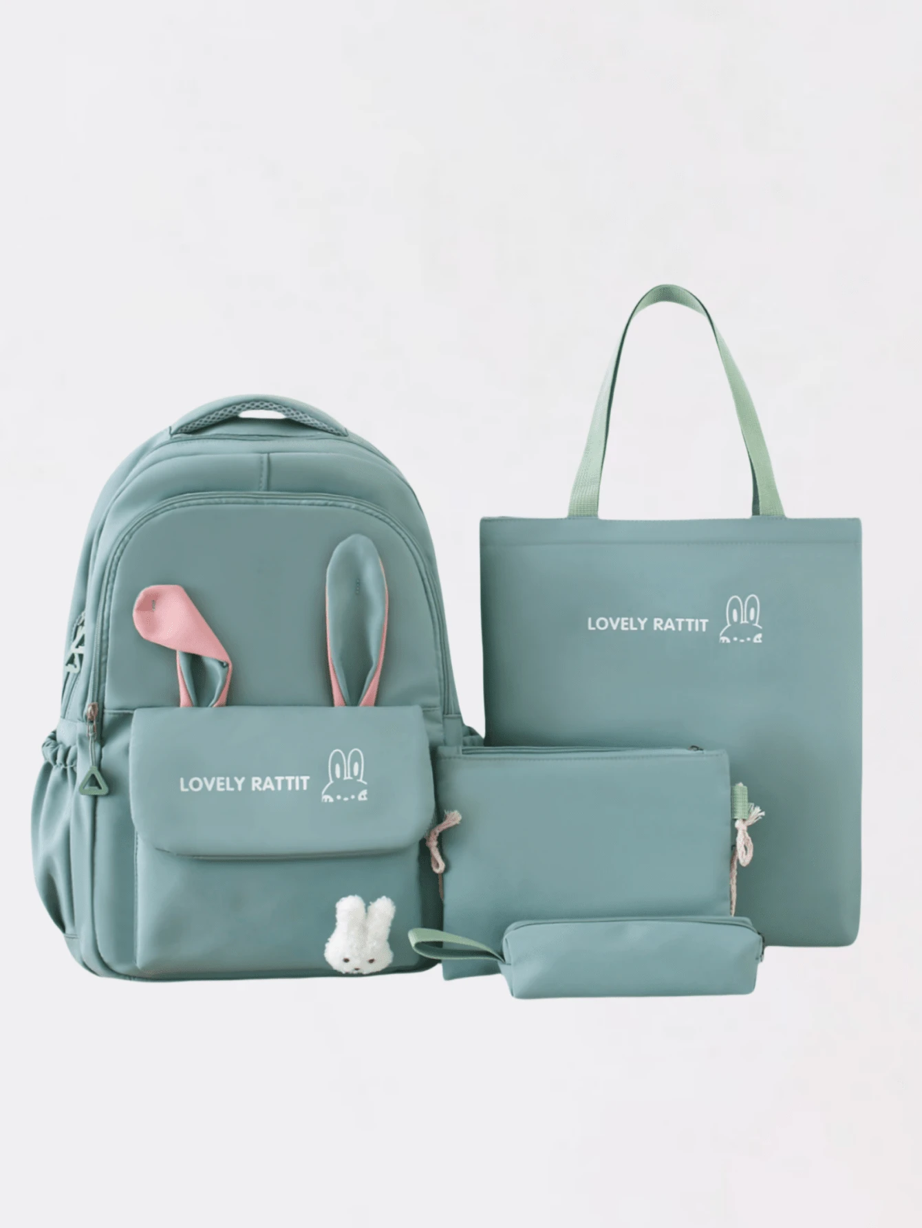 Back To School/Graduation Season Fashionable Casual Cute Versatile Large Capacity Backpack Suitable For Various Occasions - Green - View 1