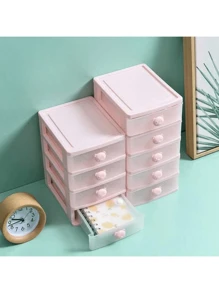 1 件粉色珠宝收纳盒，粉色房间装饰，多层化妆品收纳盒，多色/多层女士收纳盒旅行度假必备秋季装饰秋季万圣节 - 彩色 - 查看 2