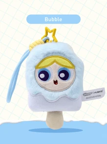 飞天小女警冰淇淋毛绒钥匙扣，可装饰包包，可爱卡通人物钥匙扣，适合儿童和成人，非常适合挂在背包、钱包或车钥匙上。 - 彩色 - 查看 12