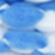 Azul y blanco