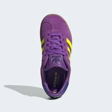 Adidas Gazelle Kids Sneakers, Comfortable Kids Shoe With Gum Bottom, Stylish Easy Lace Up Kids Sneaker For Daily Wear, JP7131 - Tím năng động / Vàng năng lượng mặt trời / Tím đại học - Xem 5
