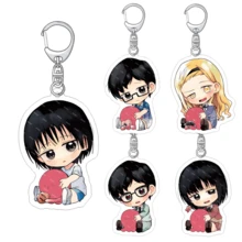 1pc 6cm动漫Takopi的原罪亚克力钥匙扣公仔久世静香Marina Azuma Cosplay包挂件钥匙圈创意粉丝万圣节礼物 - 彩色 - 查看 1