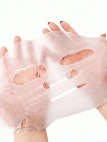 100/50/30/15 bucăți hârtie de curățare portabilă pentru măști faciale comprimate - foi de curățare comprimate nețesute, de calitate salon de înfrumusețare - alb - Vizualizare 2