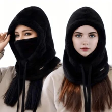 1 Pc Balaclava Wind-Resistant Winter Face Mask,Fleece Ski Mask For Men And Women,Warm Face Cover Hat Cap Scarf