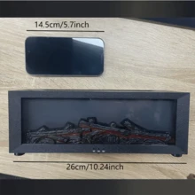 声波技术冷雾火焰油扩散器 -5.07 盎司芳香疗法加湿器，带定时器和自动关闭功能，适用于水疗、家庭、瑜伽、办公室和卧室。 - 彩色 - 查看 9