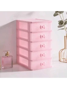 1 件粉色珠宝收纳盒，粉色房间装饰，多层化妆品收纳盒，多色/多层女士收纳盒旅行度假必备秋季装饰秋季万圣节 - 彩色 - 查看 1
