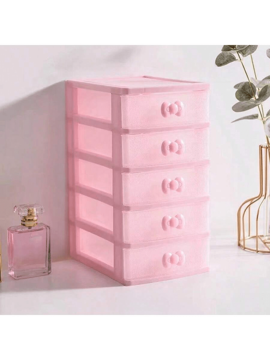 1 pieza Caja de almacenamiento de joyas rosa, decoración de habitación rosa, organizador de cosméticos de varias capas, multicolor/multicapa para organizador de almacenamiento de mujeres, esencial de viaje, decoración de otoño, Halloween