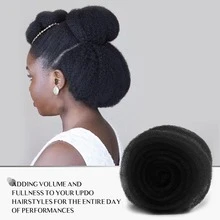 Hochsteckfrisuren Haarbuns, Haar Volumenspender, Hochsteckfrisuren Haargummis, Lockenwerkzeuge, Haar Polsterung, Schönheit, Haarstyling Set, Haarstyling Werkzeuge, Haarzubehör, Haarstyling Werkzeuge für Friseur Salon Schönheits Reise Essentials Haarprodukte, Haarpflege, Haarzubehör - Schwarz - Übersicht 2
