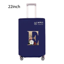 Travel Luggage Cover Inelastic Non-Woven Baggage Cover Suitable For 18-30inch Suitcase Case Dust Cover Initial Letter Pattern Dustproof Protector Covers Scratch-Resistant Durable Luggage Protector Covers Travel Accessories Back To School Essentials