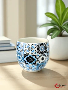 Porcelain Vase 11 Cm - Màu xanh 02 - Xem 1