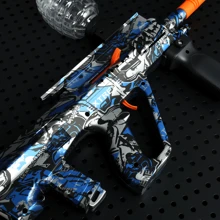 AUG电动凝胶球发射器 - 自动户外玩具，适合团队活动 - 生日、复活节、万圣节和感恩节的完美礼物（不含子弹） - 彩色 - 查看 5