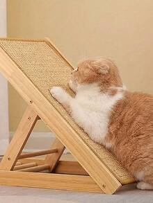 猫抓板、超耐用剑麻绳猫抓板 - 不凌乱、沙发 - 爪板用于锻炼和放松 - 送给猫和猫爱好者的完美礼物、防猫抓沙发保护膜、多用途猫玩具垫适用于宠物所在的地方 - 彩色 - 查看 4