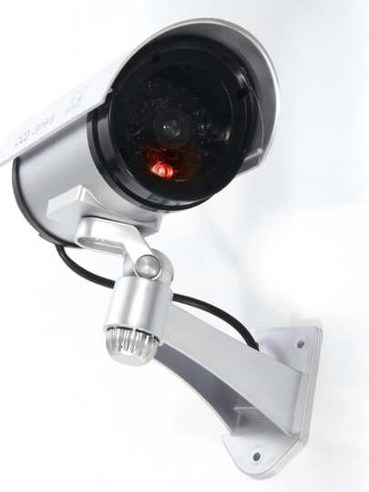 Fake Surveillance Camera Light, Realistic Appearance Dummy Camera, Virtual To Deter Criminals, Battery Operated view 10