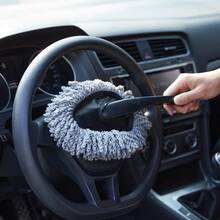 Car Dust Collector Retractable, Handle Microfiber, Air Conditioning Ventilation Brush, Car Dust Removal Duster Wipe, Car Soft Brush Cleaning Brush, Mini Bristle Brush Dust Removal Brush, Nanofiber Car Interior, Cleaning Exterior Interior, Car Wash Dust Remover Duster Exterior Interior Cleaning Kit